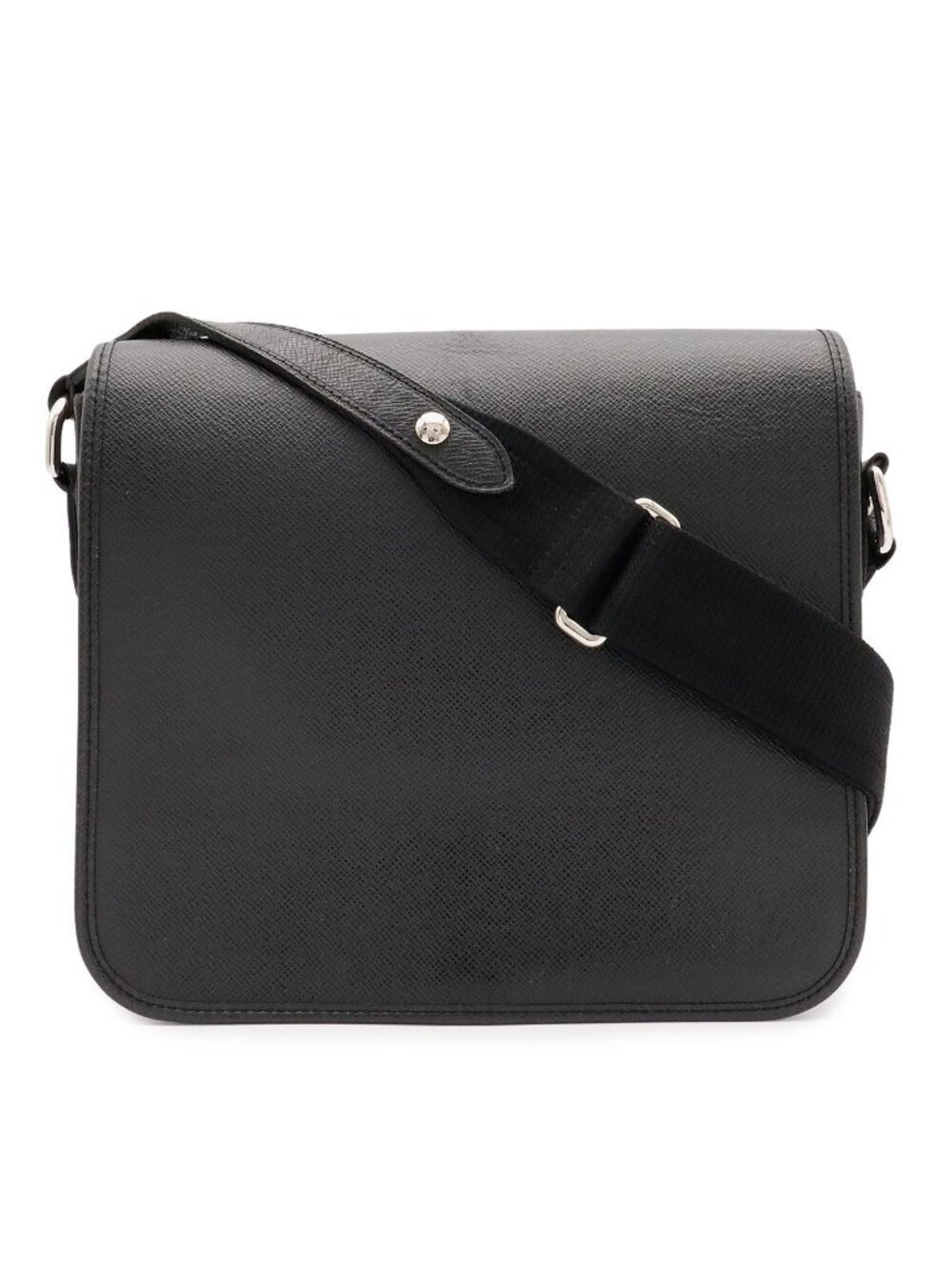 Louis Vuitton Taiga Andrey Shoulder Bag Crossbody Leather Ardoise Black